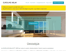 Tablet Screenshot of eurolineablak.hu